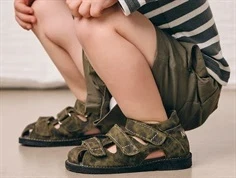 Angulus sandal marshland print bred sandal til drenge